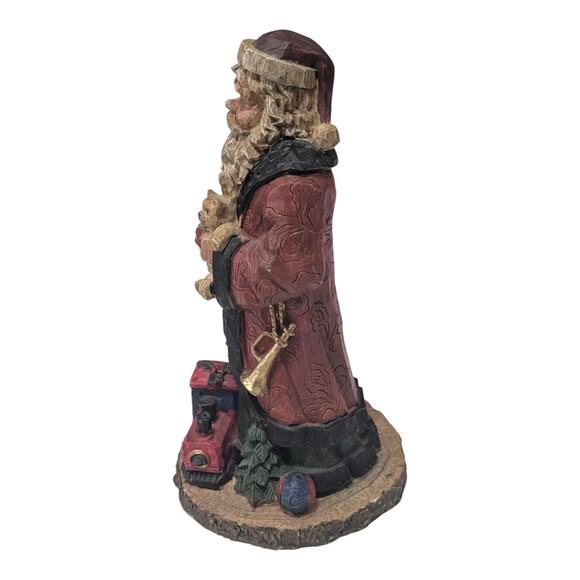Cedar Creek Holiday Collection 10" Resin Santa Standing Decoration - Picture 3 of 8